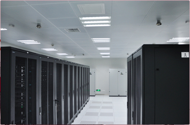 存储大型机以及刀片服务器，冷通道提高制冷效率，节约电能